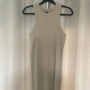Old Navy Beige midi dress